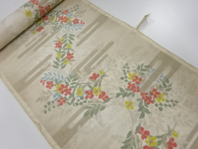 JAPANESE KIMONO / ANTIQUE BOLT FOR KIMONO / SILK / TSUMUGI